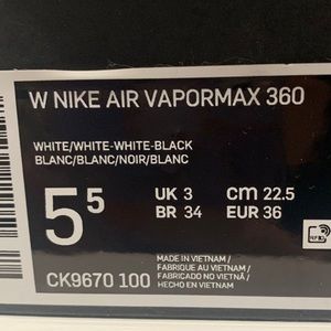 Women’s Nike Air VaporMax 360